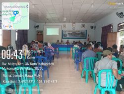 Musyawarah Desa Bahas Perubahan APBDes Rawa Mulya Tahun 2025