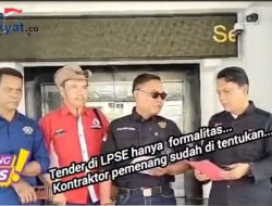 Tender di LPSE Hanya Formalitas, Kontraktor Pemenang Sudah Ditentukan?