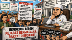 GELOMBANG ASPIRASI DI BENGKULU, LSM DESAK GUBERNUR COPOT PEJABAT DIDUGA BERMASALAH