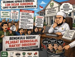GELOMBANG ASPIRASI DI BENGKULU, LSM DESAK GUBERNUR COPOT PEJABAT DIDUGA BERMASALAH