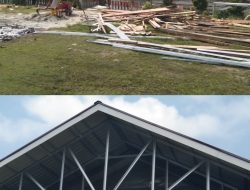 Anggaran hampir Rp1 Miliar, Proyek revitalisasi SMKN 6 kota Bengkulu diduga tak sesuai spesifikasi